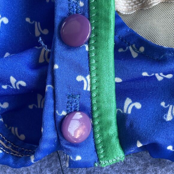 Vintage Roxanne Swimsuit Women Size 14/36 D Cup One Piece Skort Adjustable Union - Picture 6 of 14